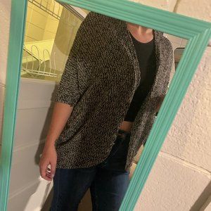 black & tan cardigan